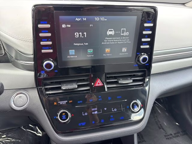 2020 Stellar Silver Hyundai Ioniq Hybrid Blue FWD Hatchback