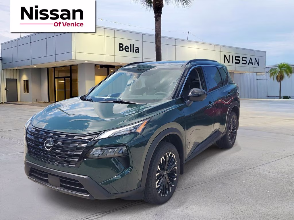2026 Obsidian Green Nissan Rogue Dark Armor FWD SUV