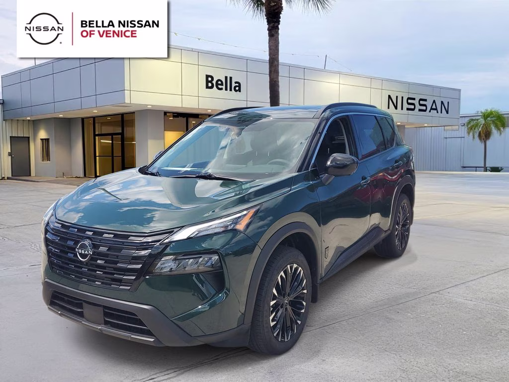 2026 Obsidian Green Nissan Rogue Dark Armor FWD SUV