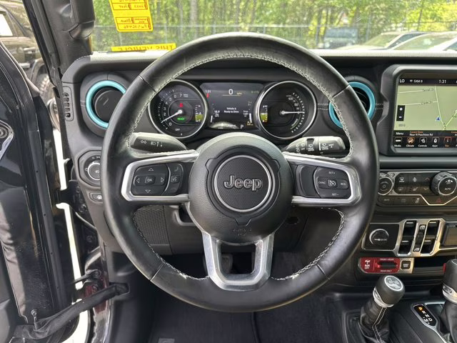 2023 Black Clearcoat Jeep Wrangler 4xe Rubicon 4X4 Convertible