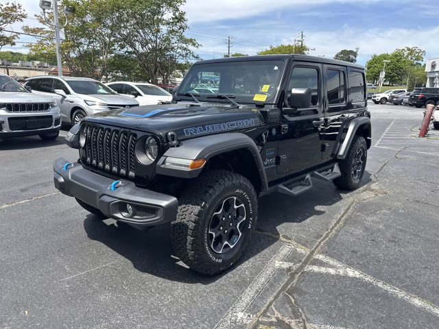 2023 Black Clearcoat Jeep Wrangler 4xe Rubicon 4X4 Convertible