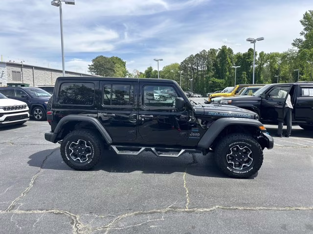2023 Black Clearcoat Jeep Wrangler 4xe Rubicon 4X4 Convertible
