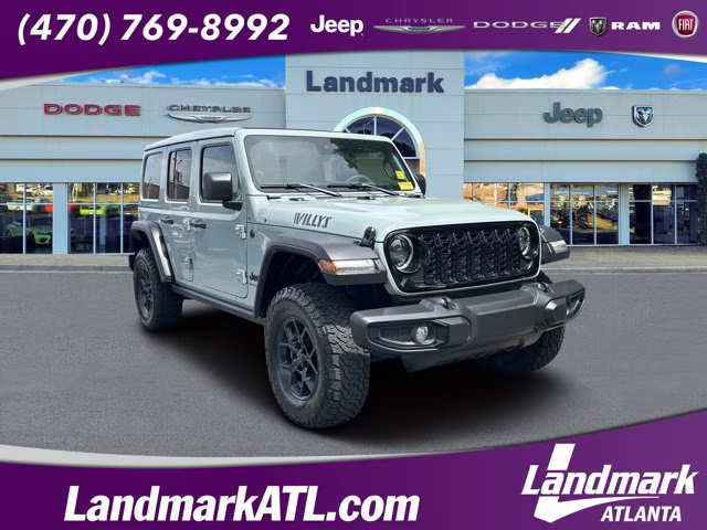 2024 Earl Clearcoat Jeep Wrangler Willys 4X4 Convertible