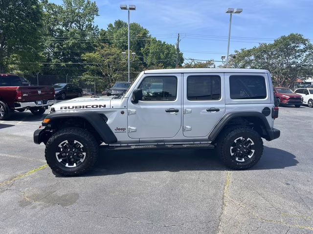 2024 Silver Zynith Clearcoat Jeep Wrangler Rubicon 4X4 Convertible