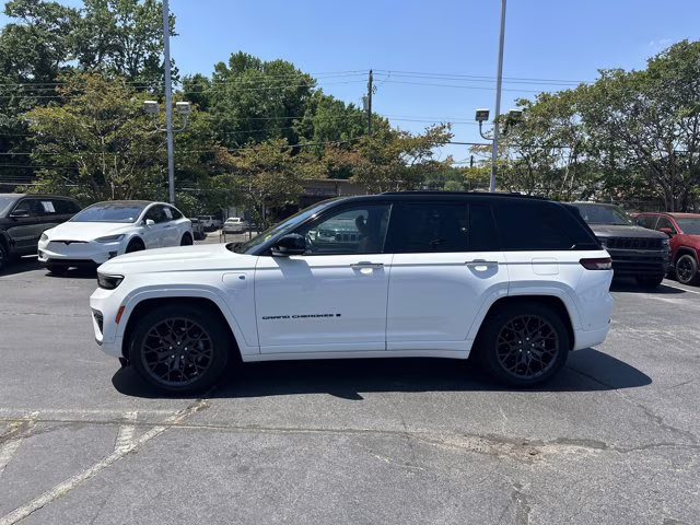 2023 Bright White Clearcoat Jeep Grand Cherokee 4xe Summit 4X4 SUV