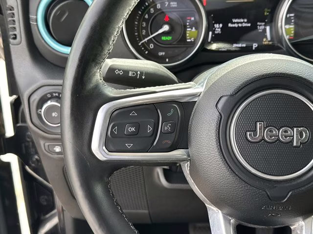 2023 Black Clearcoat Jeep Wrangler 4xe Rubicon 4X4 Convertible