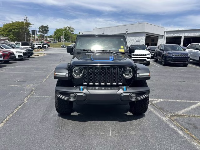 2023 Black Clearcoat Jeep Wrangler 4xe Rubicon 4X4 Convertible