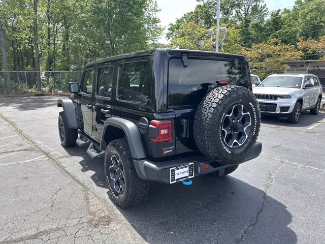 2023 Black Clearcoat Jeep Wrangler 4xe Rubicon 4X4 Convertible