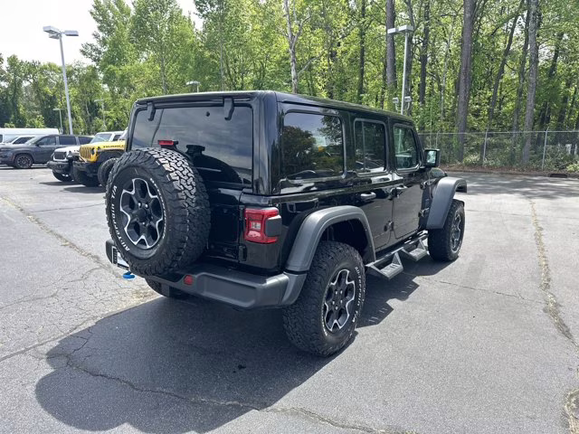 2023 Black Clearcoat Jeep Wrangler 4xe Rubicon 4X4 Convertible