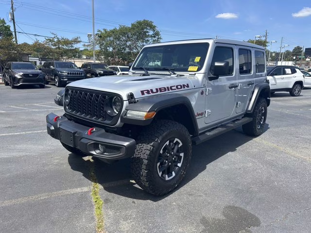 2024 Silver Zynith Clearcoat Jeep Wrangler Rubicon 4X4 Convertible