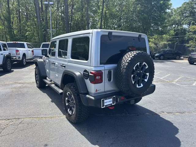 2024 Silver Zynith Clearcoat Jeep Wrangler Rubicon 4X4 Convertible