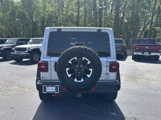 2024 Silver Zynith Clearcoat Jeep Wrangler Rubicon 4X4 Convertible