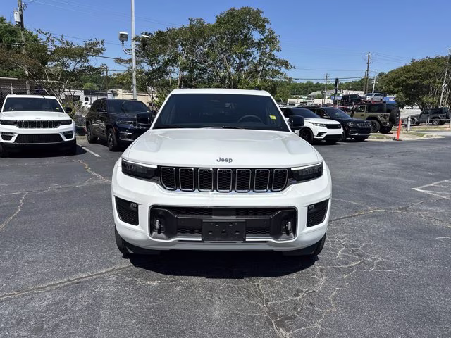 2024 Bright White Clearcoat Jeep Grand Cherokee Overland 4X4 SUV