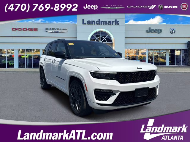 2023 Bright White Clearcoat Jeep Grand Cherokee 4xe Summit 4X4 SUV