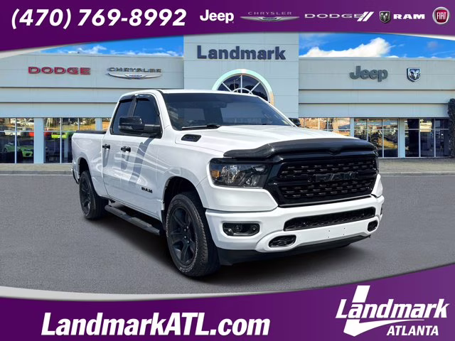 2024 Bright White Clearcoat Ram 1500 Big Horn 4X4 Truck