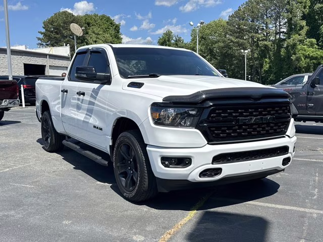 2024 Bright White Clearcoat Ram 1500 Big Horn 4X4 Truck