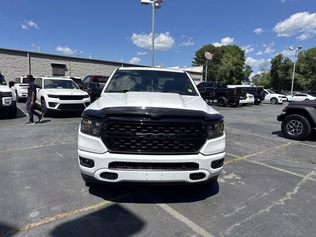 2024 Bright White Clearcoat Ram 1500 Big Horn 4X4 Truck