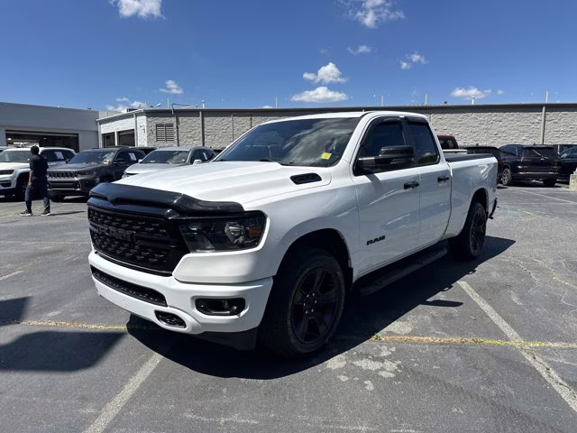2024 Bright White Clearcoat Ram 1500 Big Horn 4X4 Truck