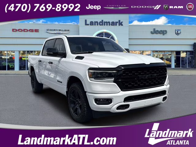 2023 Bright White Clearcoat Ram 1500 Big Horn 4X4 Truck