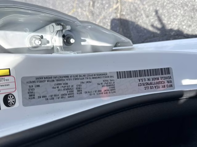 2023 Bright White Clearcoat Ram 1500 Big Horn 4X4 Truck