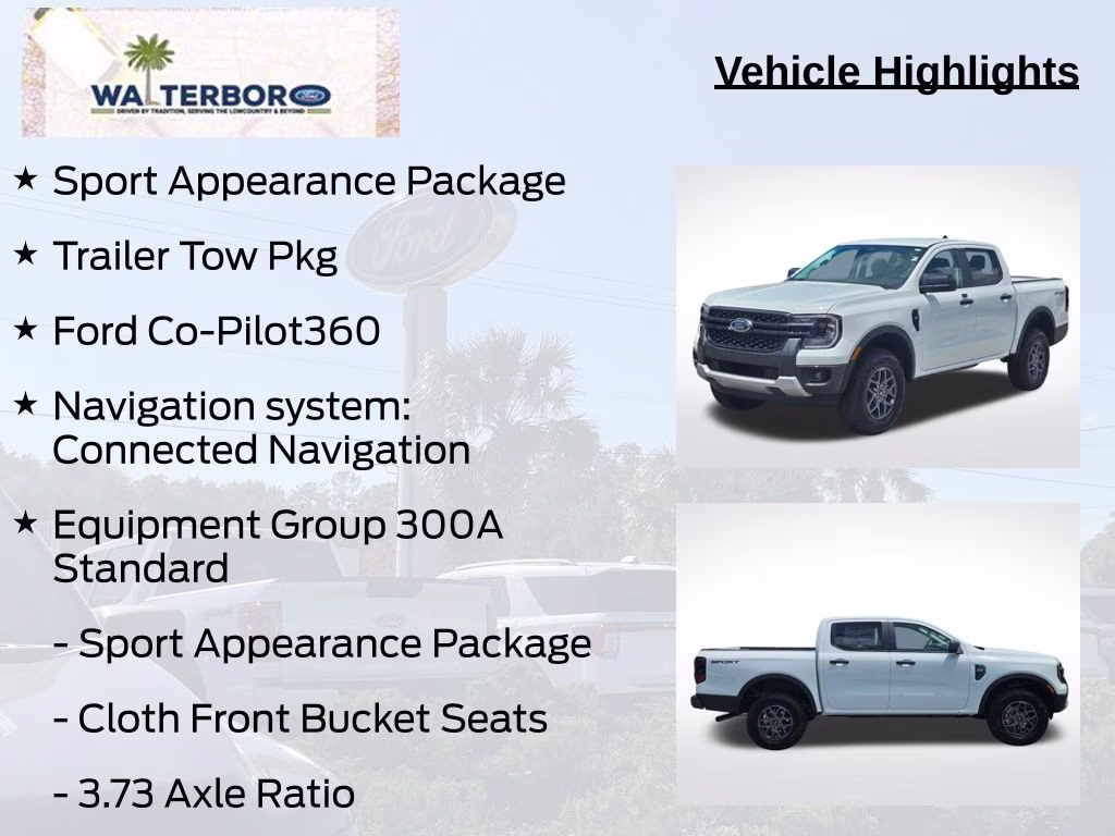 2026 Oxford White Ford Ranger XLT RWD Truck
