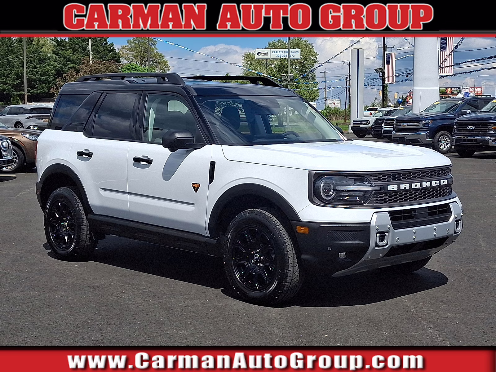 2025 Oxford White - YZ Ford Bronco Sport Badlands 4X4