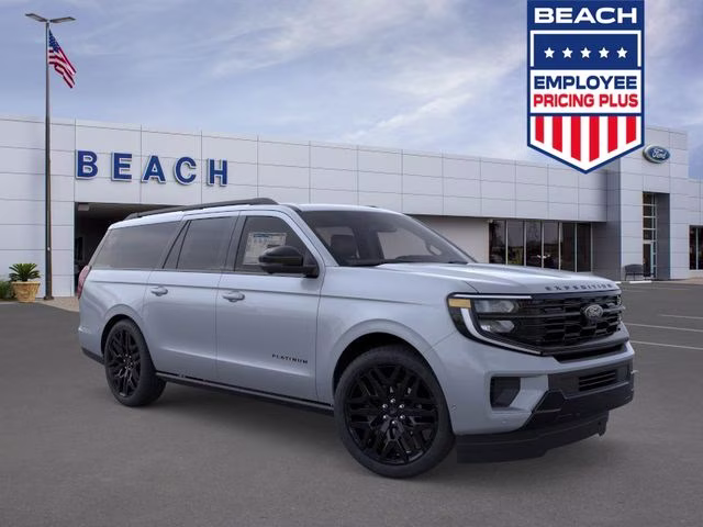 2026 Gray Metallic Ford Expedition Max Platinum 4X4 SUV