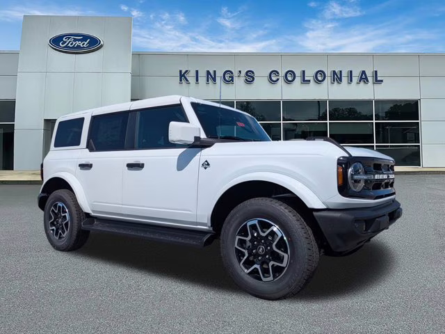 2026 Oxford White Ford Bronco Outer Banks 4 Door 4x4 4X4 Convertible