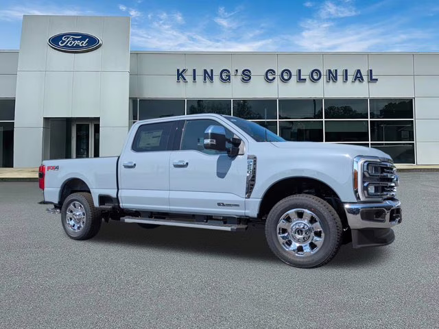 2026 Glacier Gray Metallic Tri-Coat Ford Super Duty F-250 SRW 4x4 Crew Cab Lariat Diesel 4X4 Truck