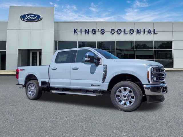 2026 Glacier Gray Metallic Tri-Coat Ford Super Duty F-250 SRW 4x4 Crew Cab Lariat Diesel 4X4 Truck