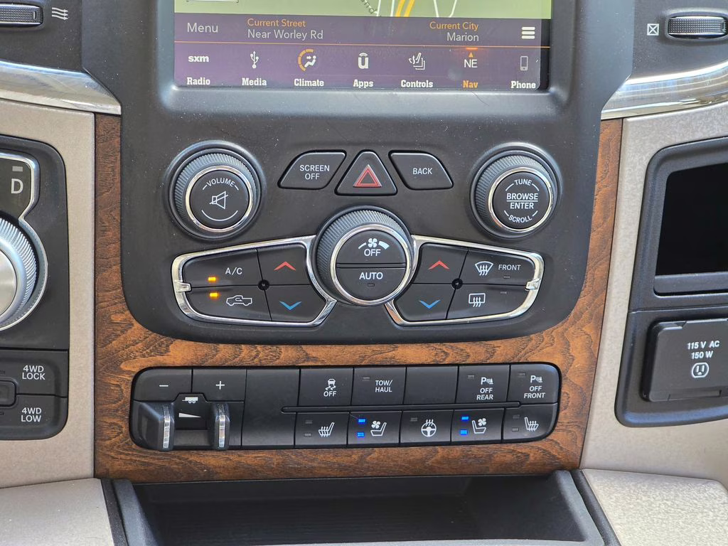 2018 Walnut Brown Metallic Clearcoat Ram 1500 Laramie Longhorn 4X4 Truck