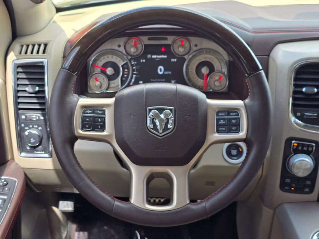 2018 Walnut Brown Metallic Clearcoat Ram 1500 Laramie Longhorn 4X4 Truck