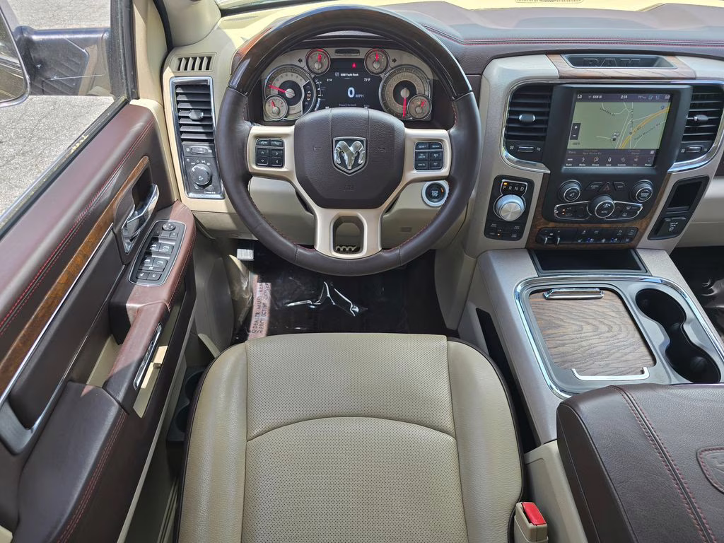 2018 Walnut Brown Metallic Clearcoat Ram 1500 Laramie Longhorn 4X4 Truck