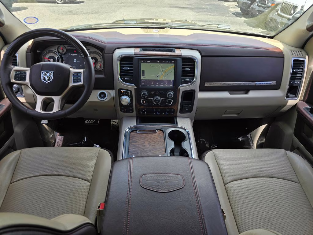 2018 Walnut Brown Metallic Clearcoat Ram 1500 Laramie Longhorn 4X4 Truck