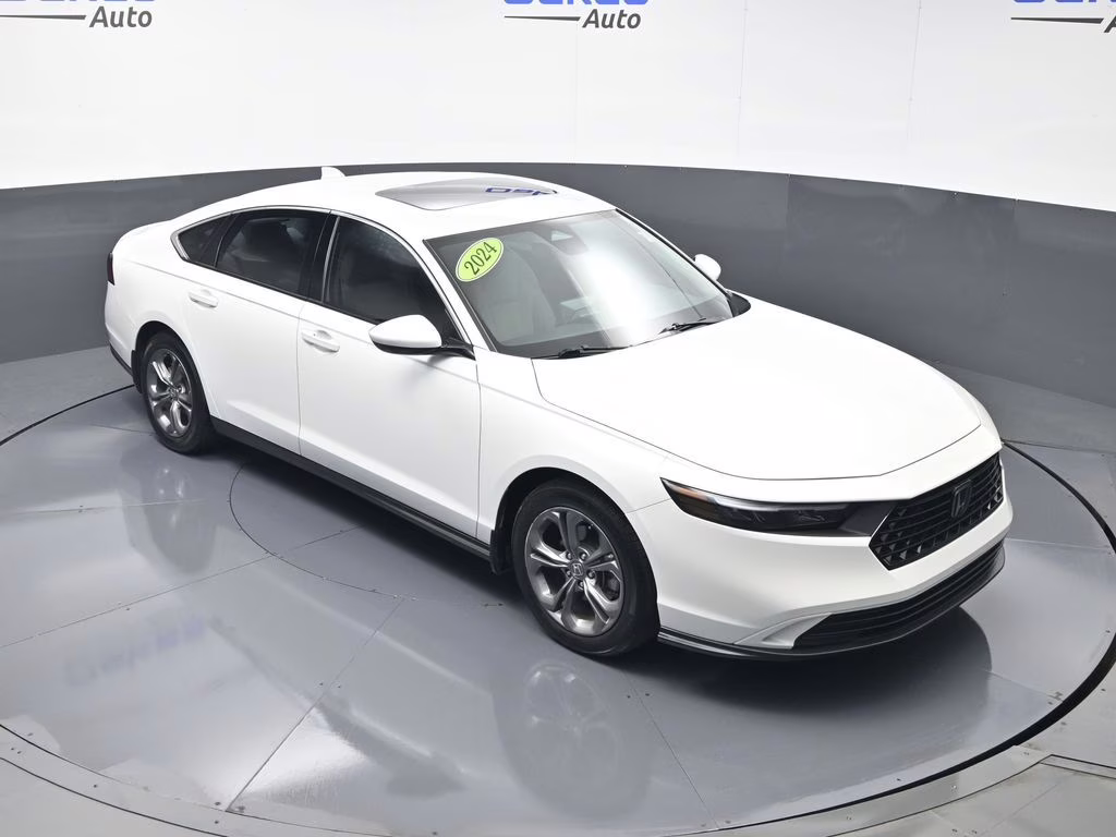 2024 Platinum White Pearl Honda Accord EX FWD Sedan