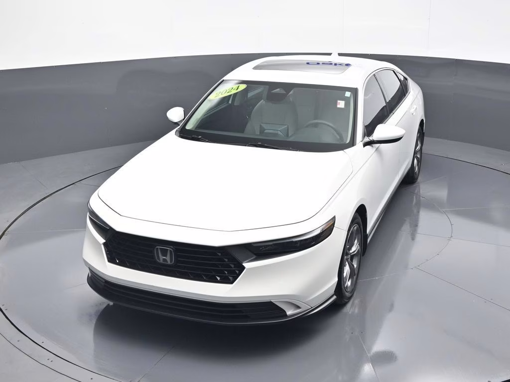 2024 Platinum White Pearl Honda Accord EX FWD Sedan