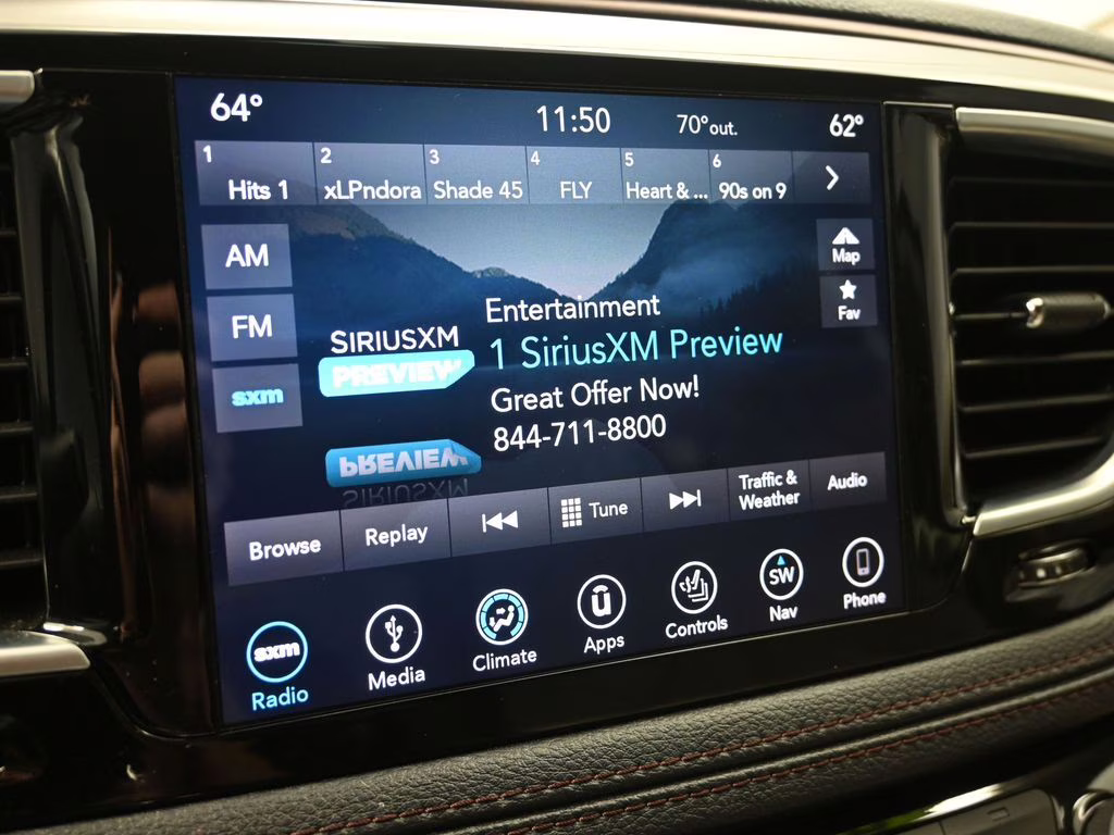 2018 Velvet Red Pearlcoat Chrysler Pacifica Limited FWD Van