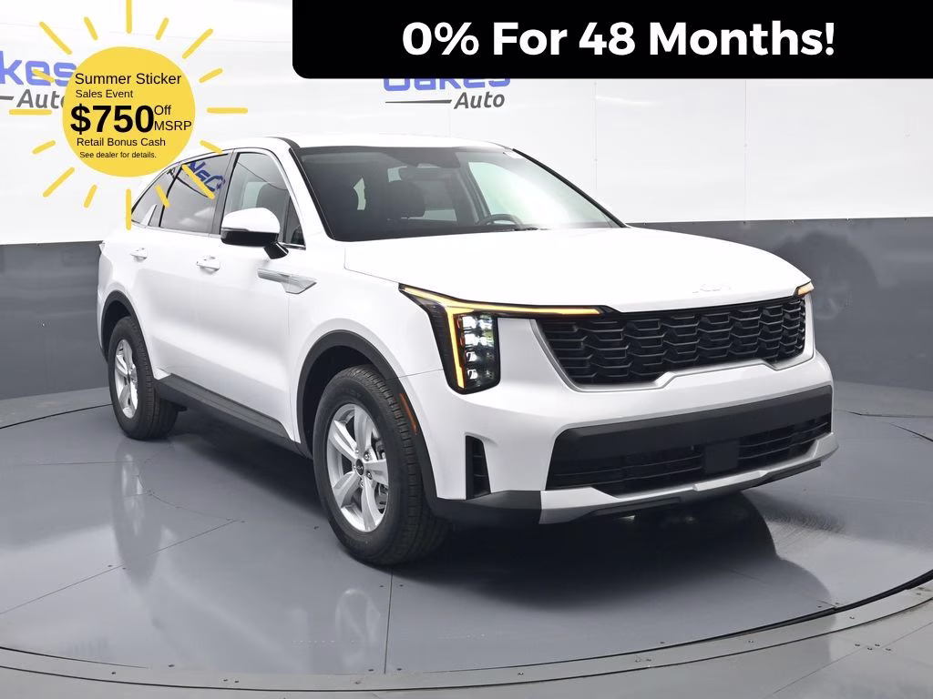 2026 Glacial White Pearl Kia Sorento LX FWD SUV