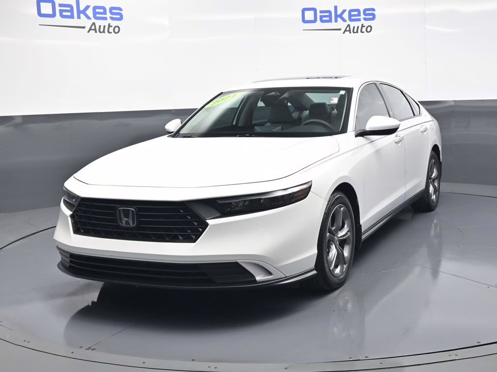 2024 Platinum White Pearl Honda Accord EX FWD Sedan