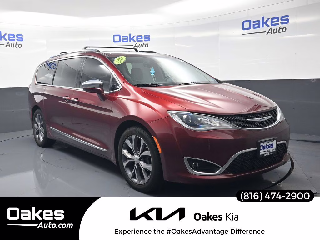 2018 Velvet Red Pearlcoat Chrysler Pacifica Limited FWD Van