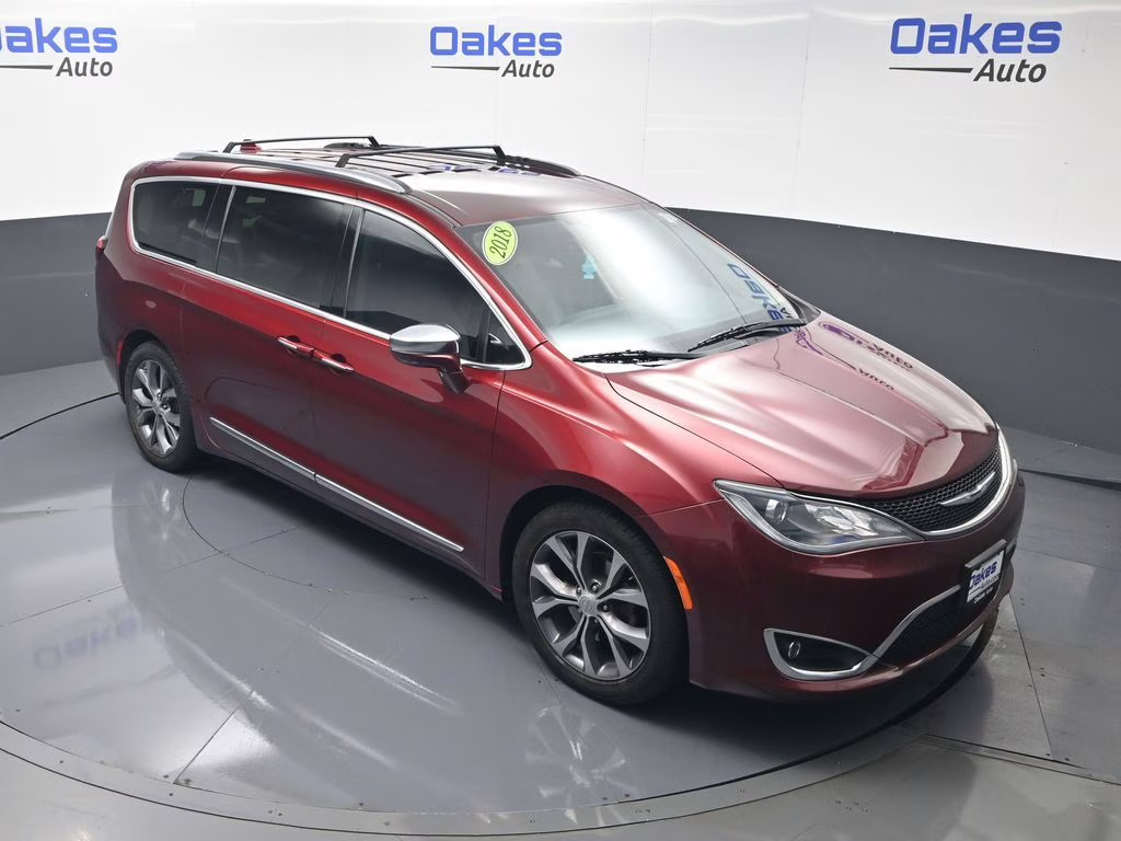 2018 Velvet Red Pearlcoat Chrysler Pacifica Limited FWD Van