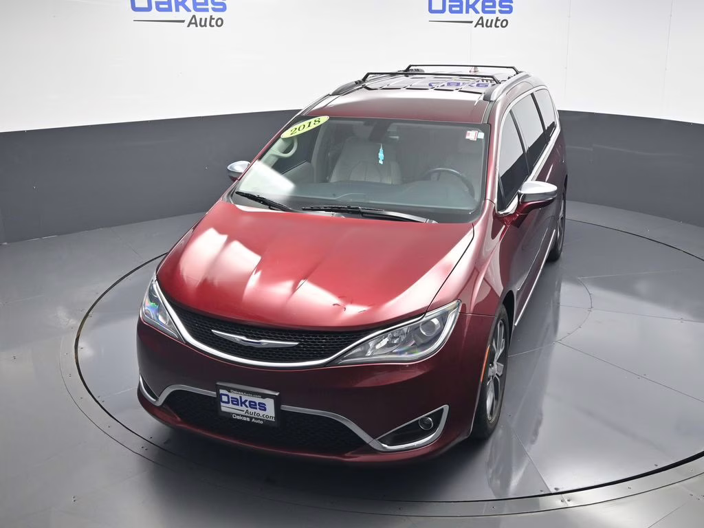 2018 Velvet Red Pearlcoat Chrysler Pacifica Limited FWD Van