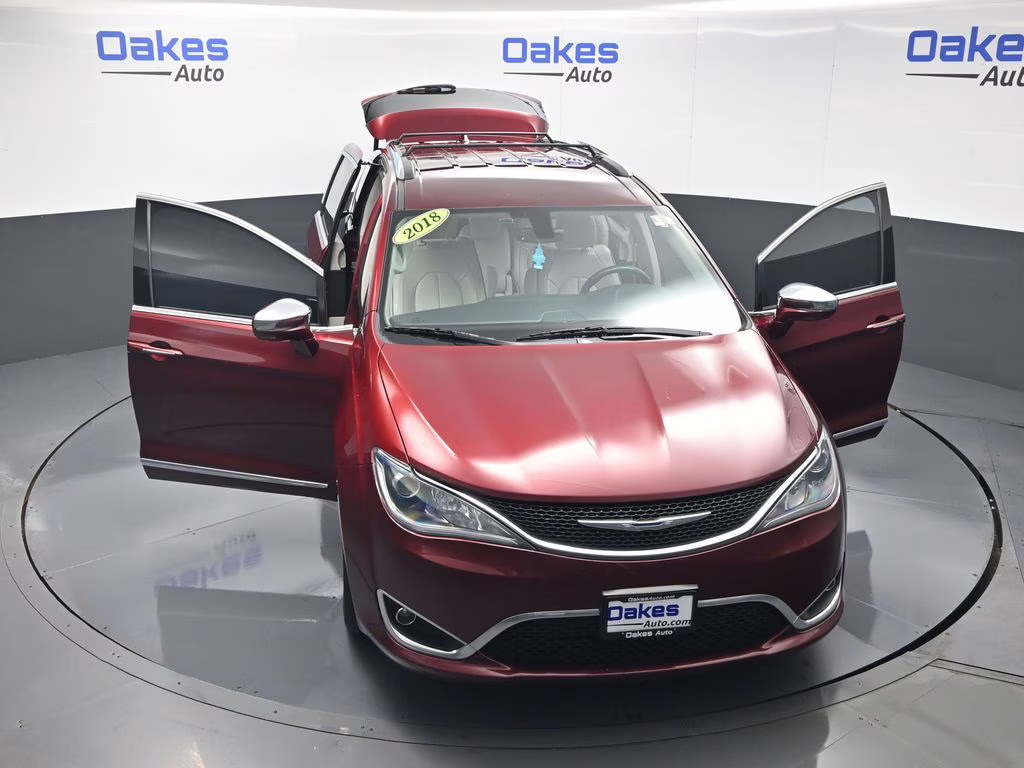 2018 Velvet Red Pearlcoat Chrysler Pacifica Limited FWD Van