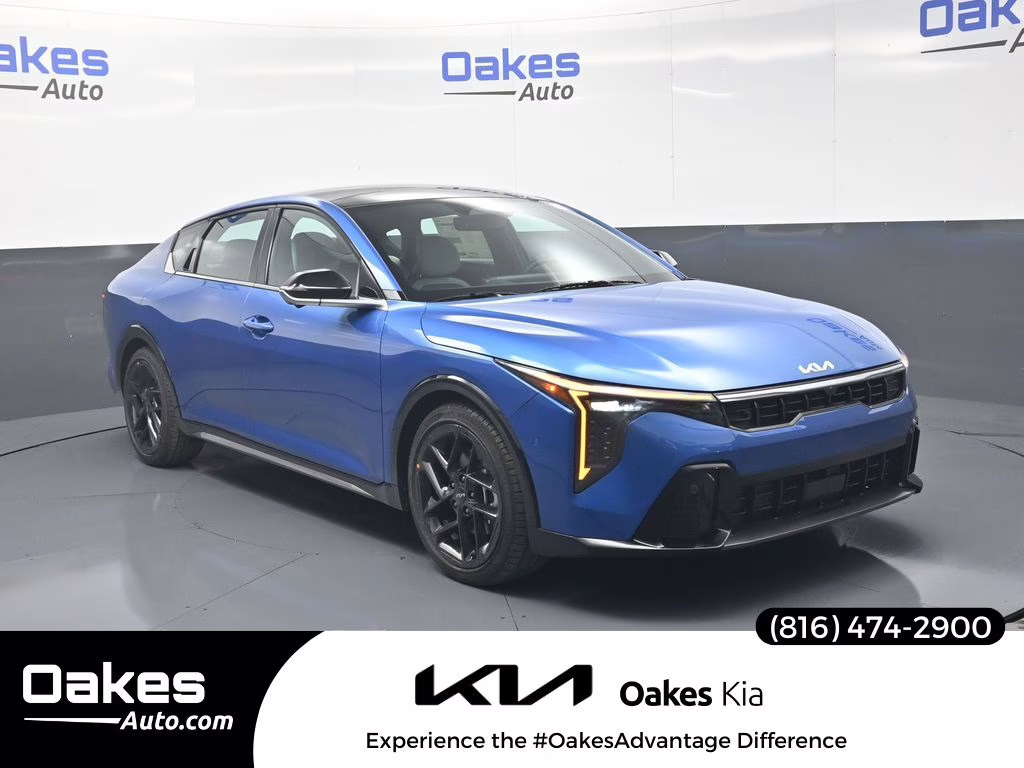 2026 Wave Blue Kia K4 GT-Line Turbo FWD Sedan