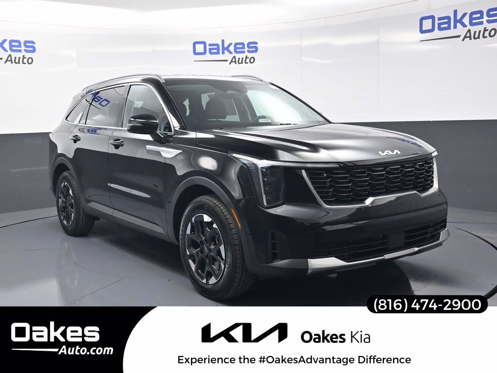 2026 Ebony Black Kia Sorento S FWD SUV