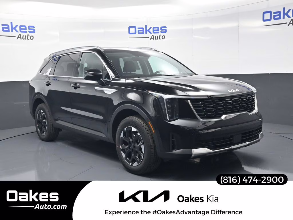 2026 Ebony Black Kia Sorento S AWD SUV