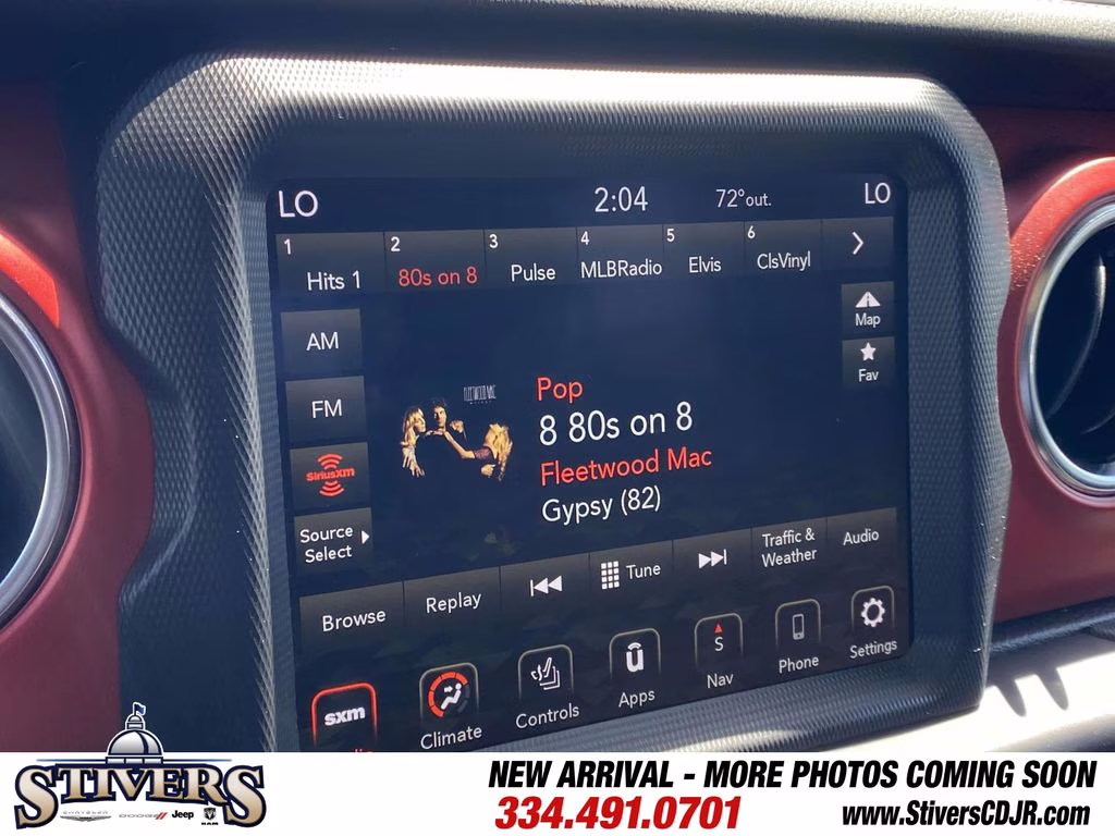 2022 Black Clearcoat Jeep Gladiator Rubicon 4X4 Truck