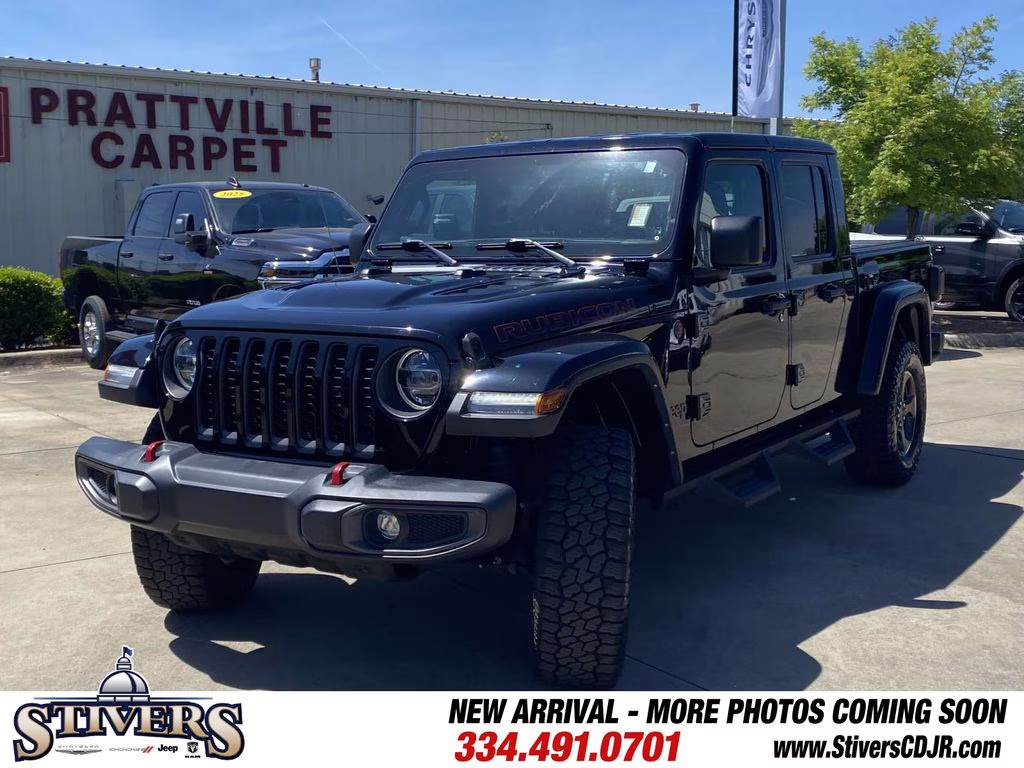 2022 Black Clearcoat Jeep Gladiator Rubicon 4X4 Truck