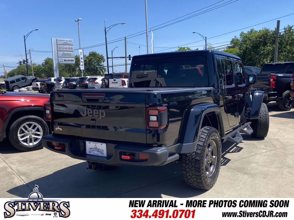 2022 Black Clearcoat Jeep Gladiator Rubicon 4X4 Truck