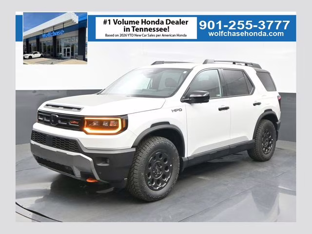 2026 Platinum White Pearl Honda Passport TrailSport Elite Blackout AWD SUV